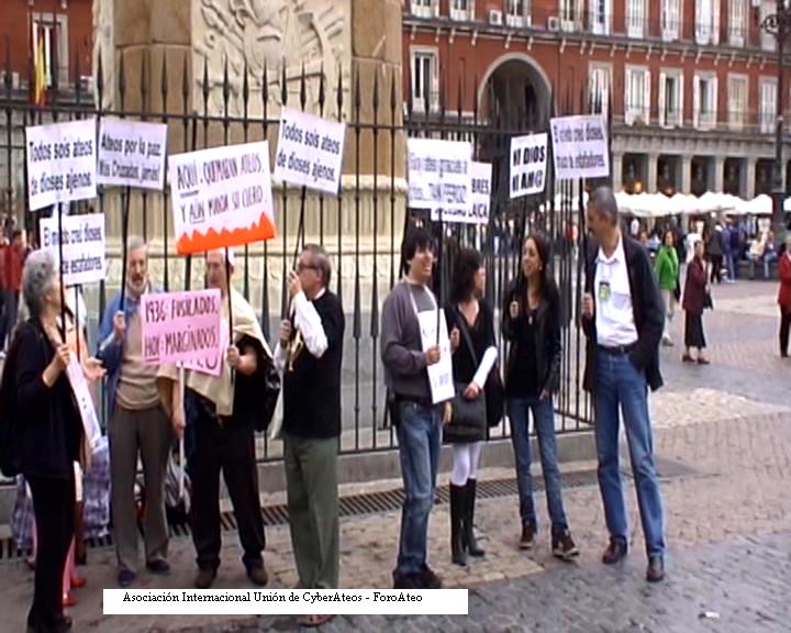 I Marcha Mundia Ateal Atea (Madrid, septiembre del 2008)