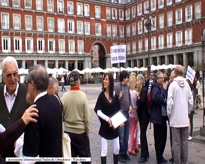 I Marcha Mundia Ateal Atea (Madrid, septiembre del 2008)