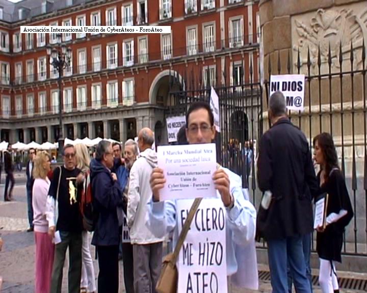 I Marcha Mundia Ateal Atea (Madrid, septiembre del 2008)