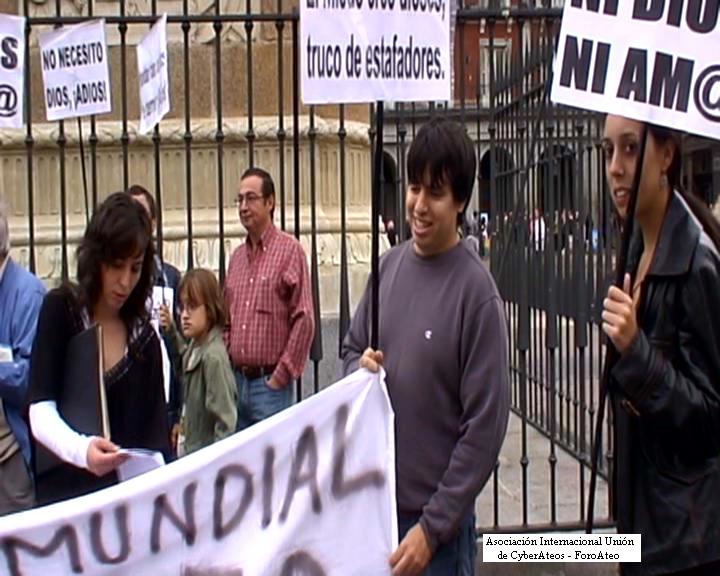 I Marcha Mundia Ateal Atea (Madrid, septiembre del 2008)