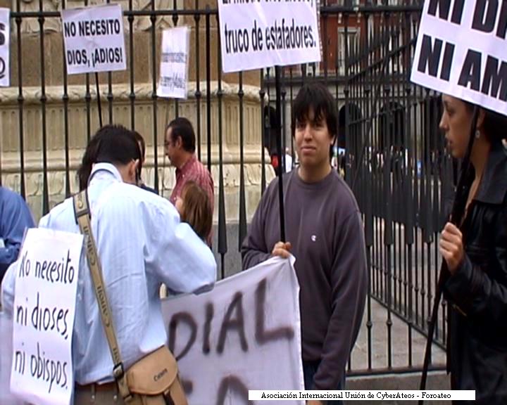 I Marcha Mundia Ateal Atea (Madrid, septiembre del 2008)