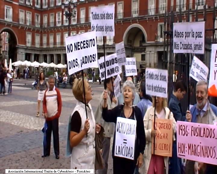 I Marcha Mundia Ateal Atea (Madrid, septiembre del 2008)